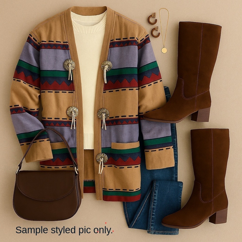 Vintage Girasol Western Jacket Women‎ XL Boho Concho Button Southwest Cowboycore